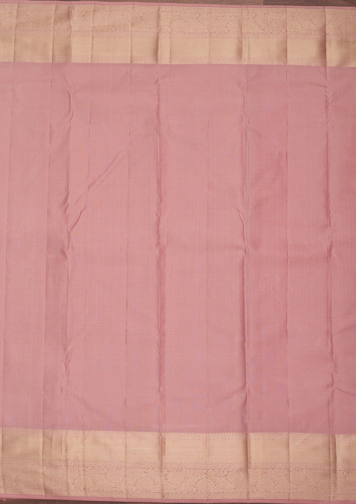 Baby Pink Kanjivaram Pure Silk Saree