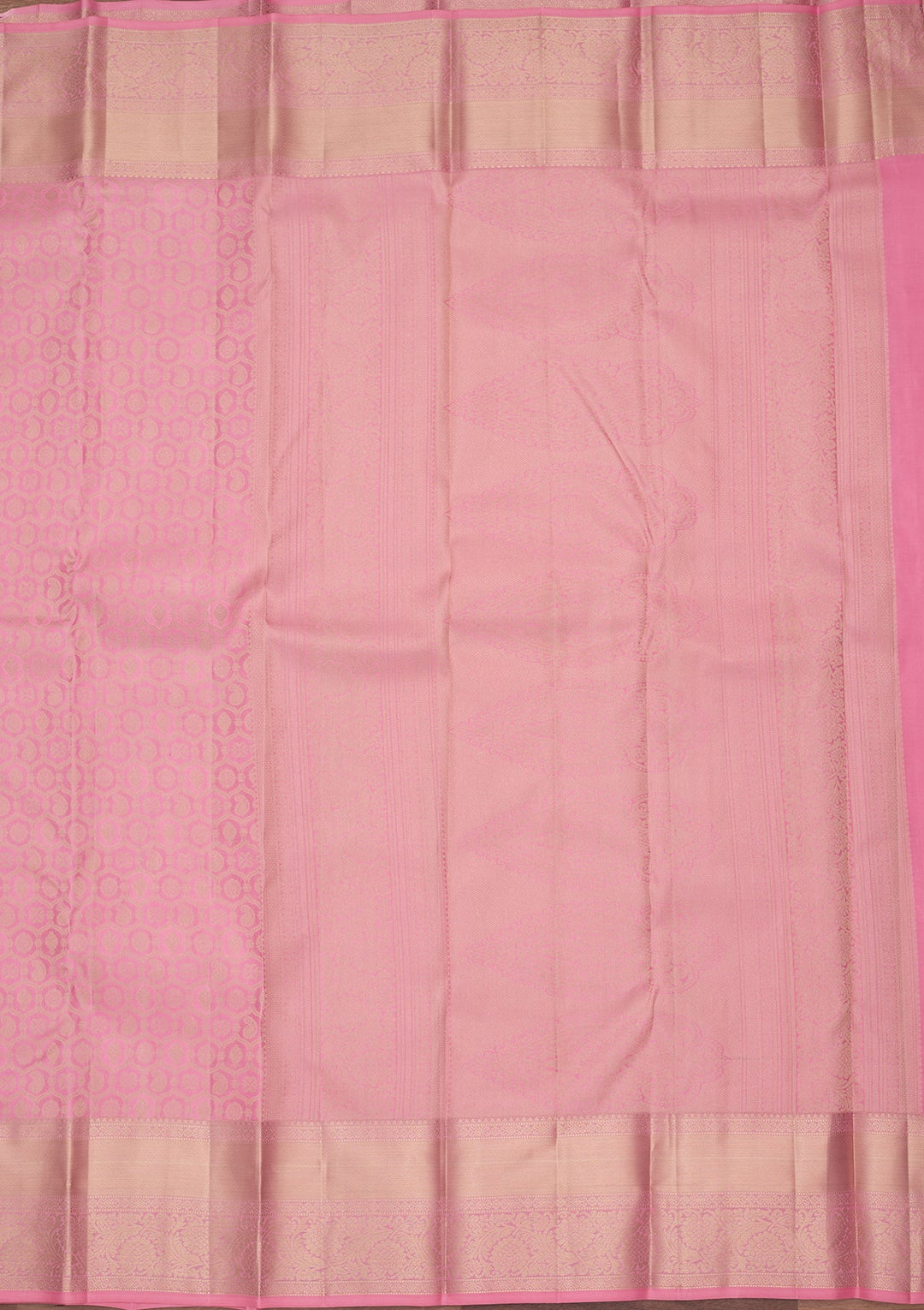 Pink Kanjivaram Pure Silk Saree