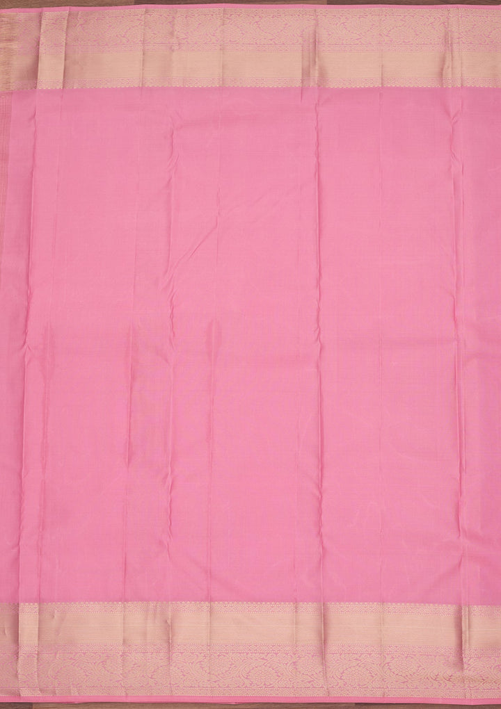 Pink Kanjivaram Pure Silk Saree