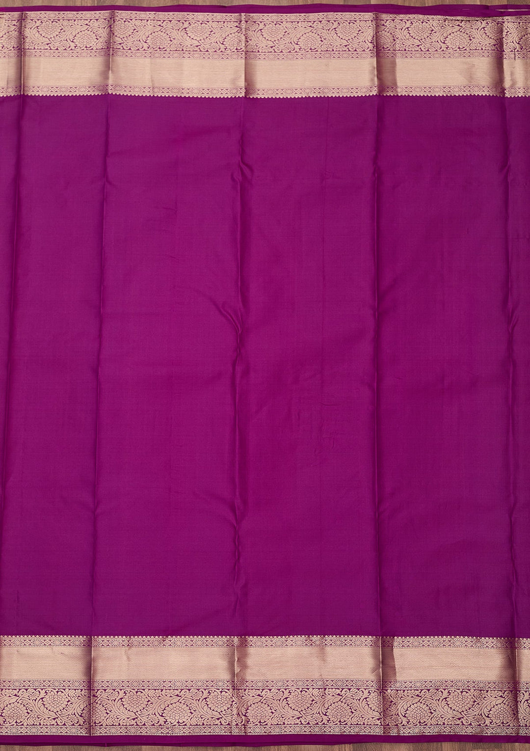 Purple Zariwork (Silver) Silk Silk_Saree