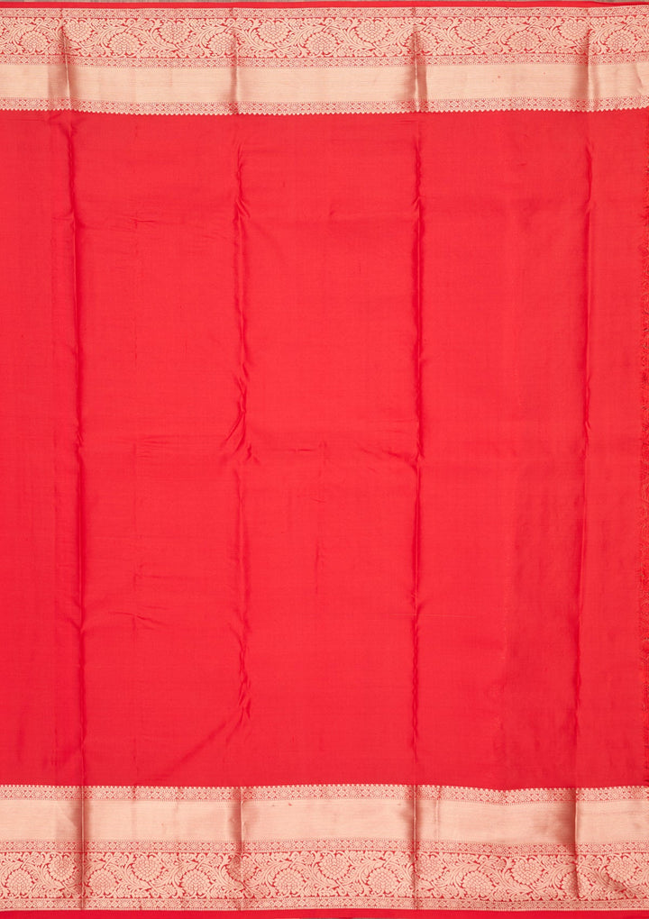 Red Zariwork (Gold) Silk Silk_Saree