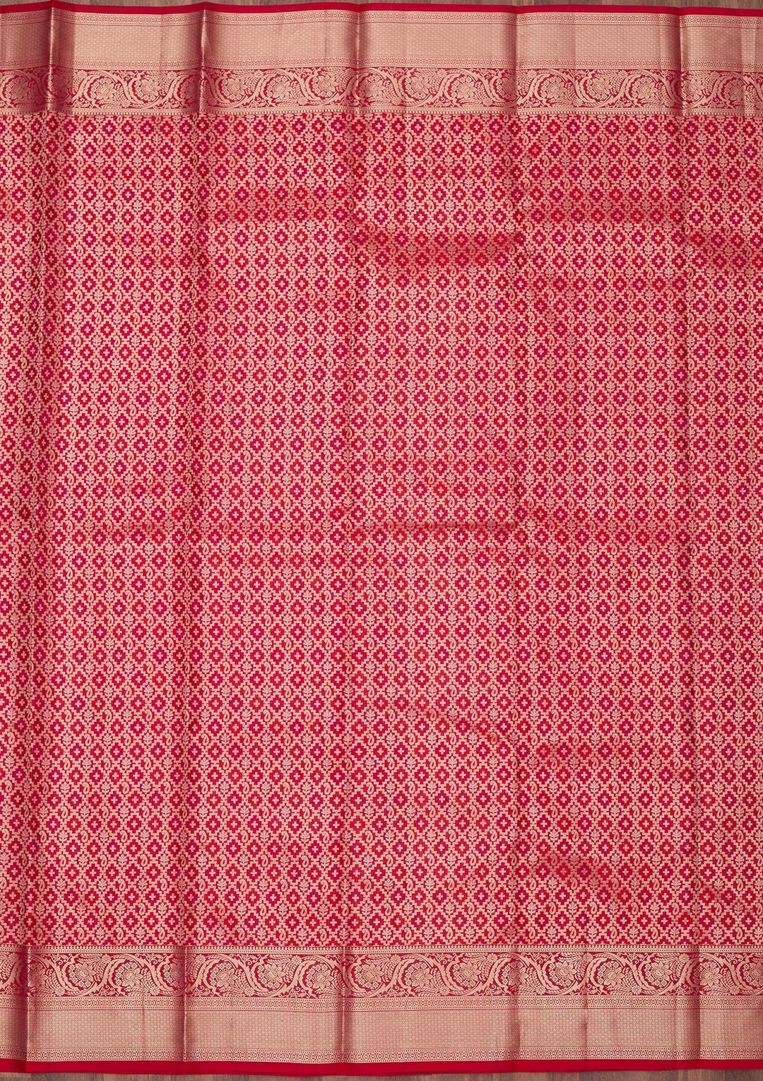 Red Zariwork (Gold) Silk Silk_Saree