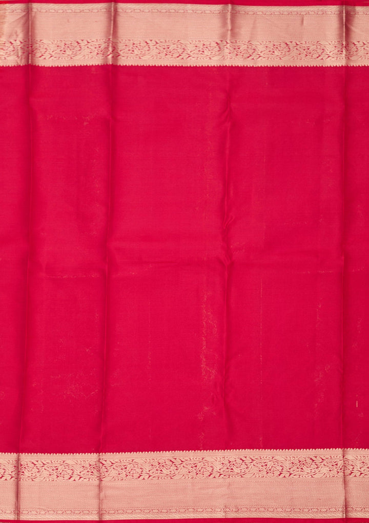 Rani Pink Zariwork (Gold) Silk Silk_Saree