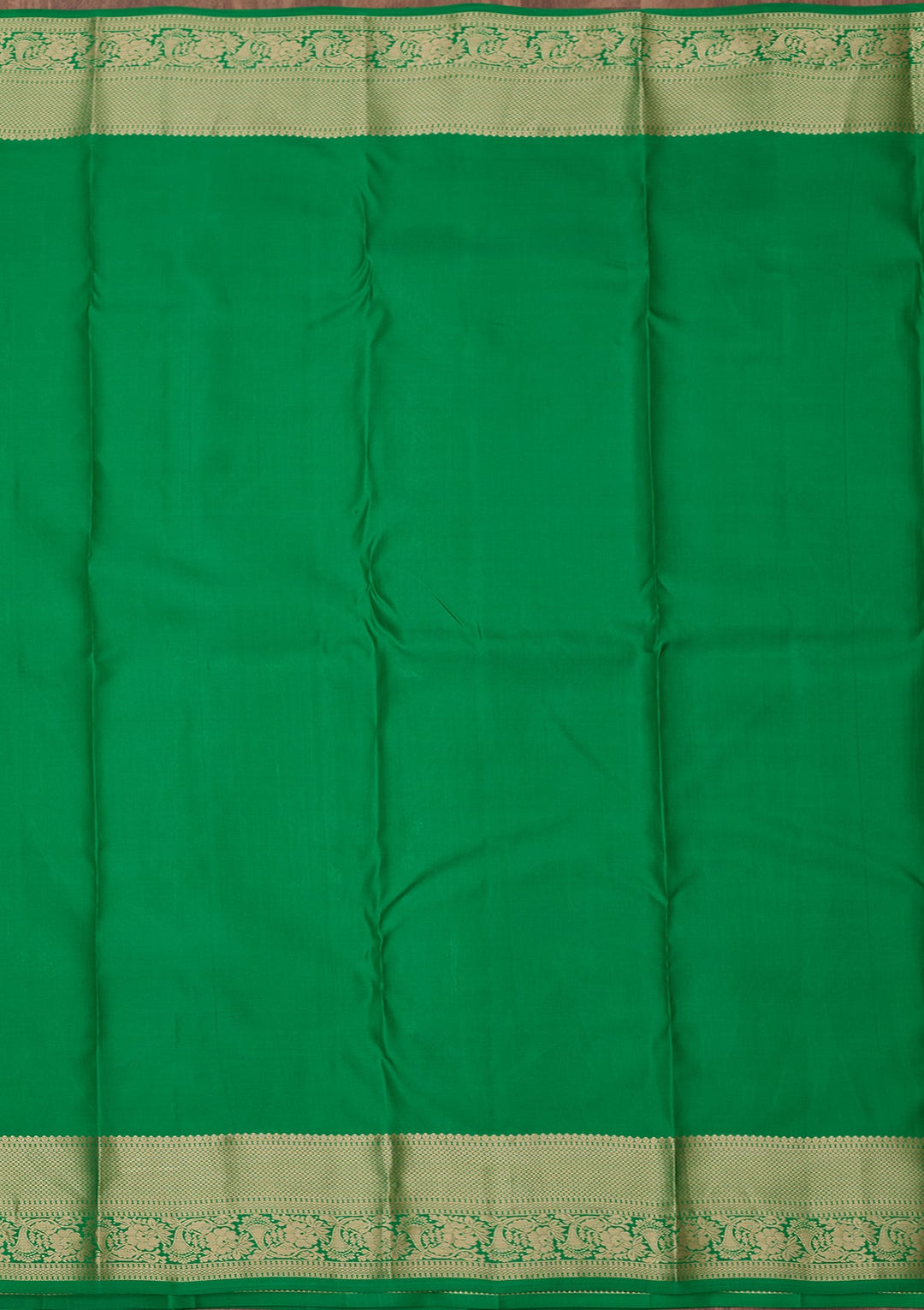 Green Zariwork (Gold) Silk Saree