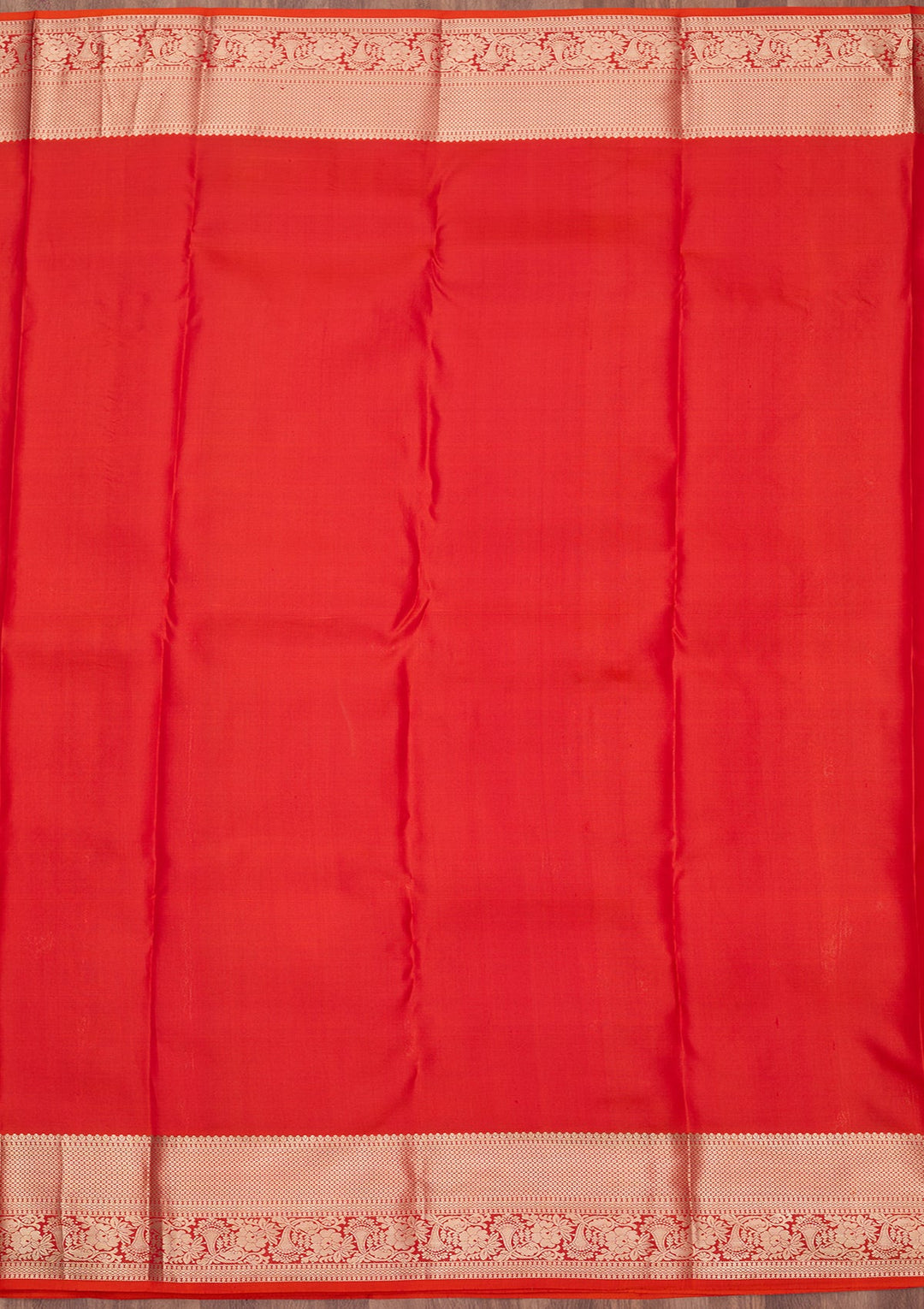 Orange Zariwork (Gold) Silk Silk_Saree