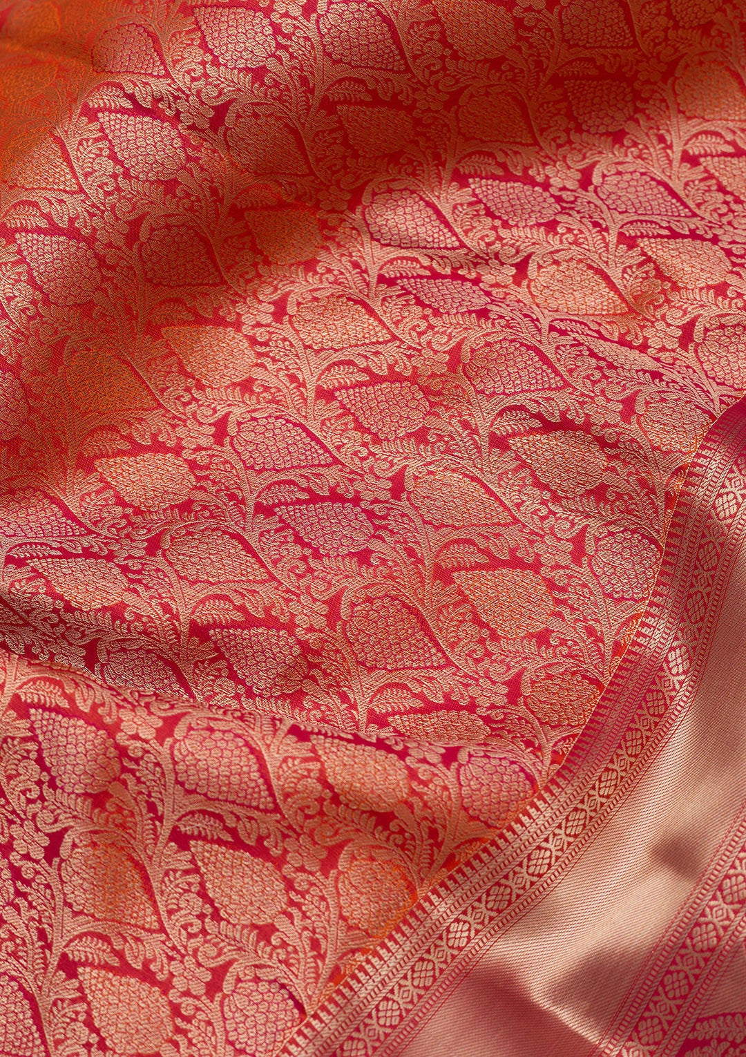 Red Zariwork (Gold) Silk Silk_Saree