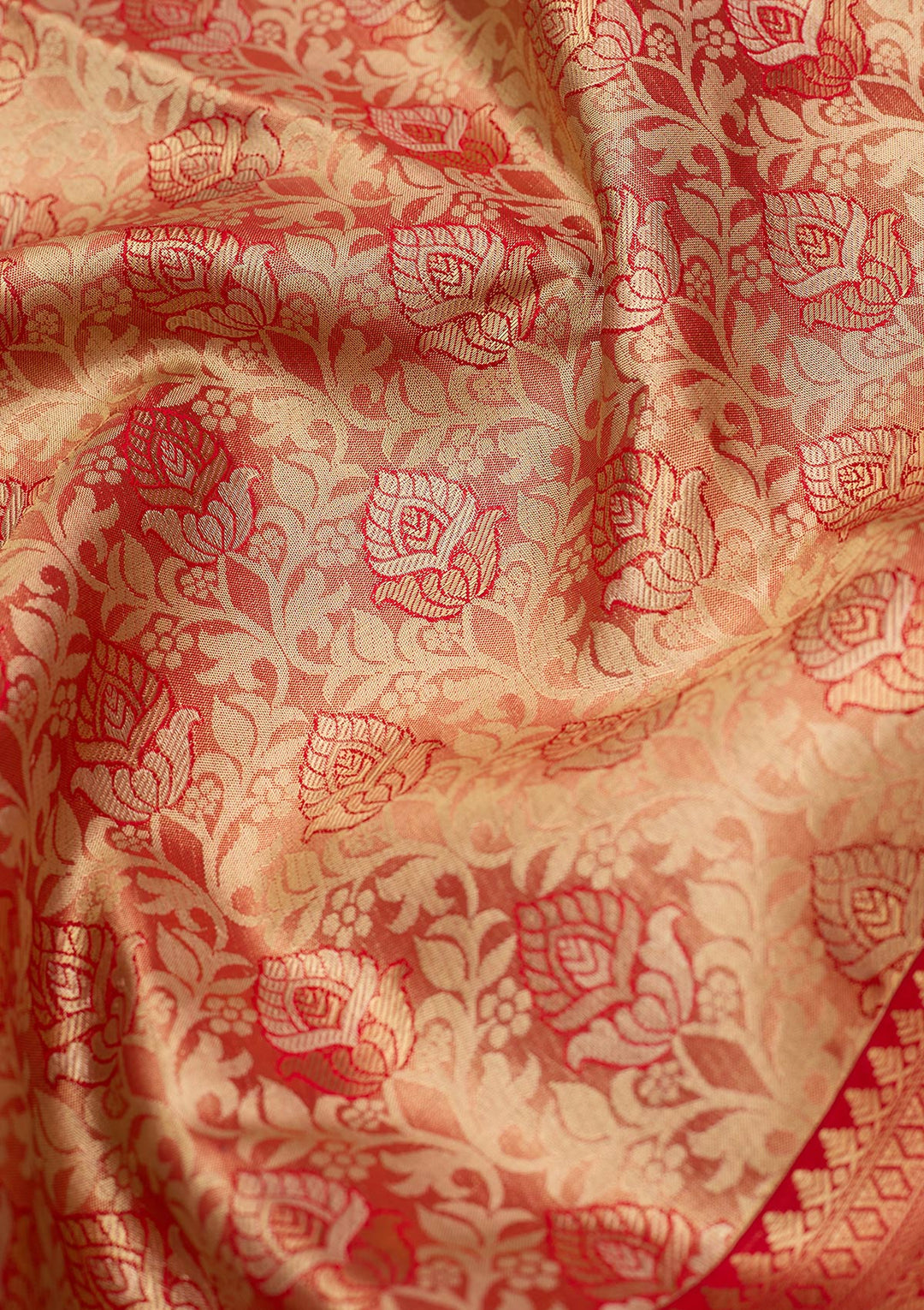 Red Zariwork (Gold) Silk Silk_Saree
