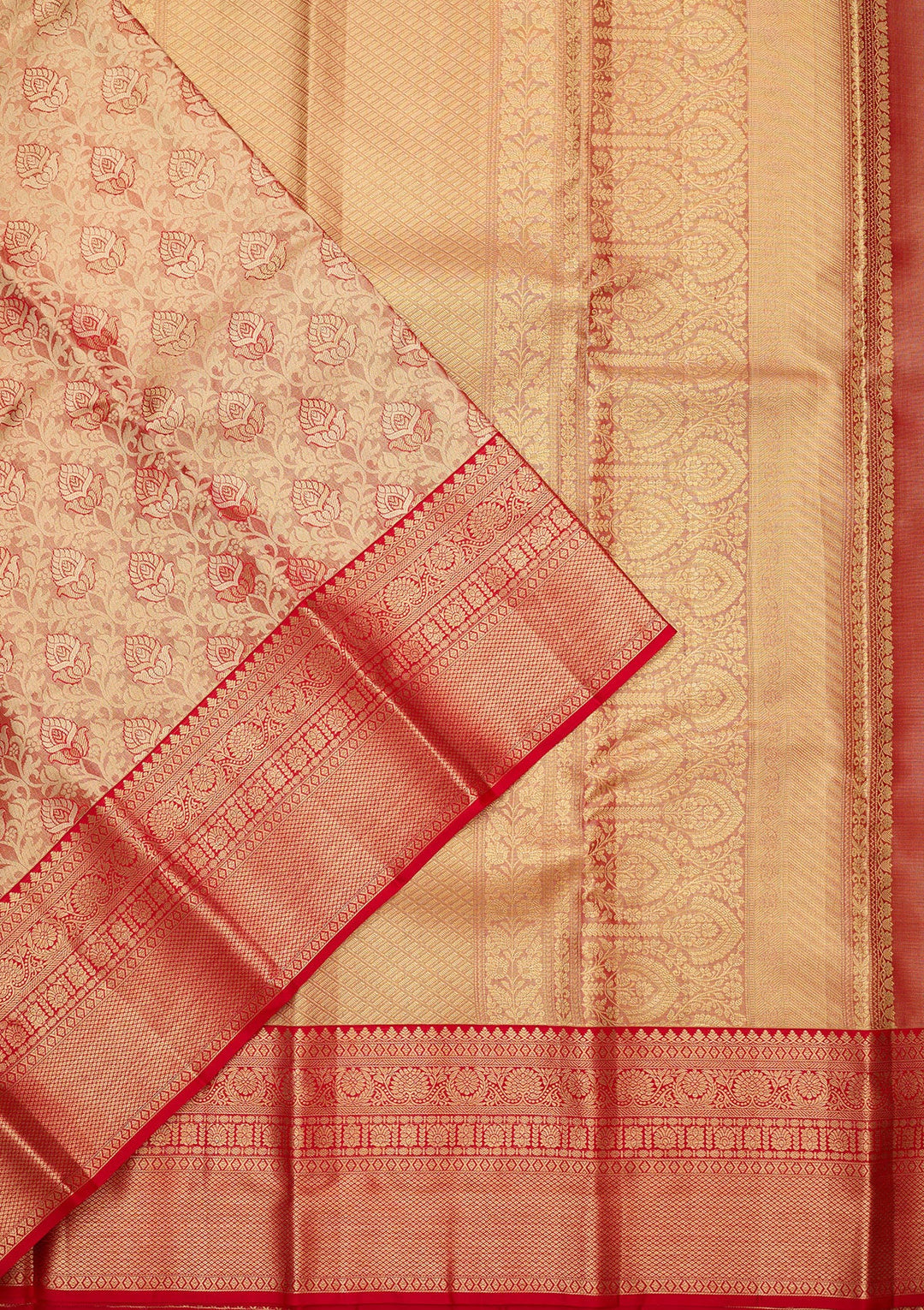 Red Zariwork (Gold) Silk Silk_Saree