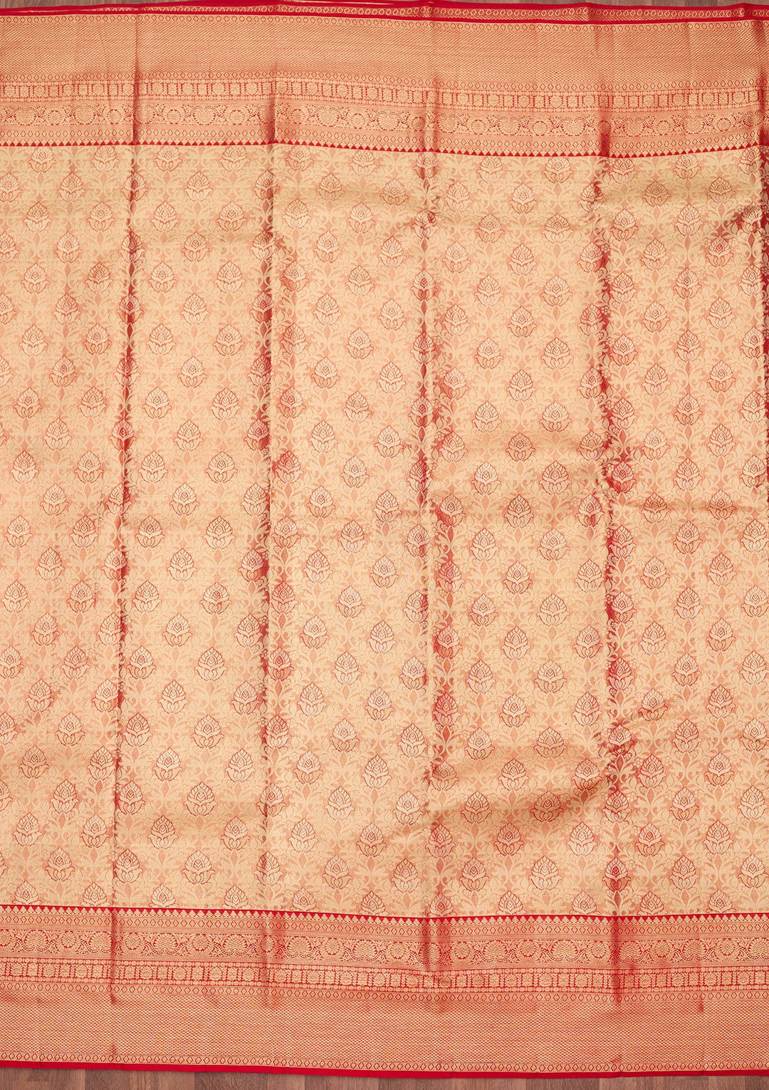 Red Zariwork (Gold) Silk Silk_Saree