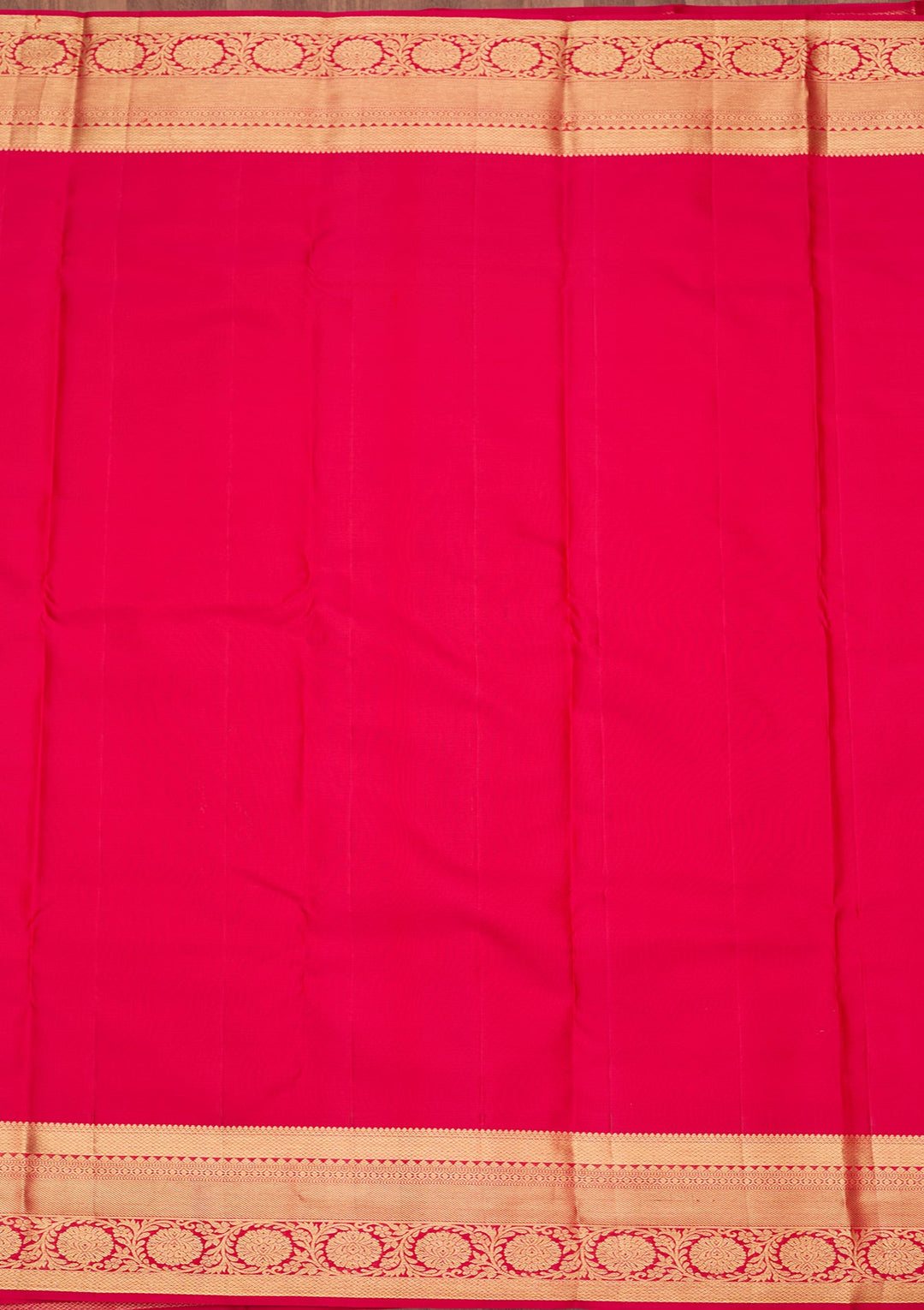 Rani Pink Zariwork (Gold) Pure Silk Silk_Saree