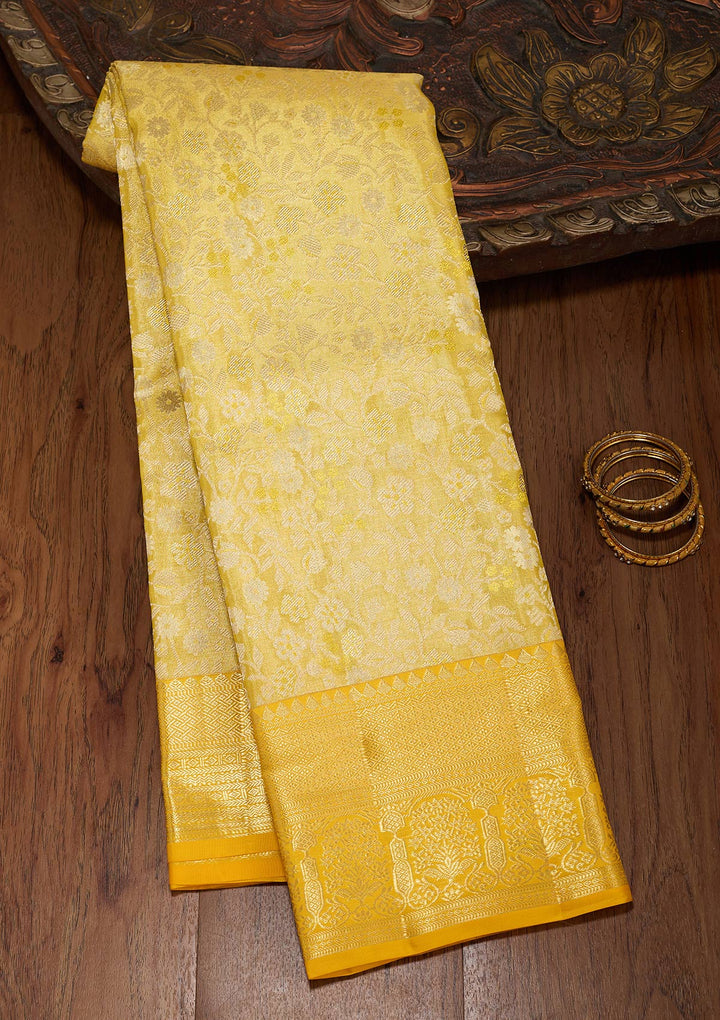 Gold Zariwork (Gold) Silk Silk_Saree