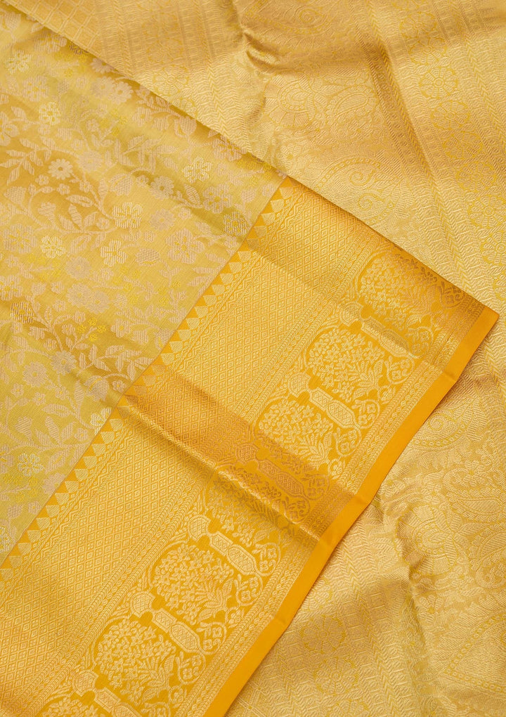 Gold Zariwork (Gold) Silk Silk_Saree
