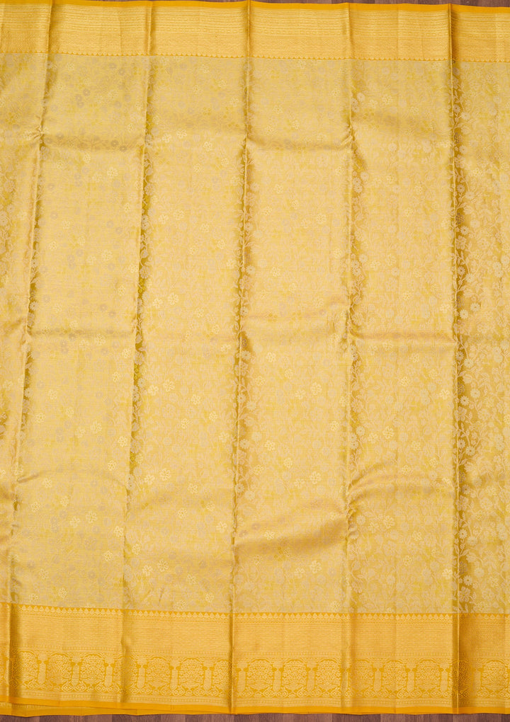 Gold Zariwork (Gold) Silk Silk_Saree