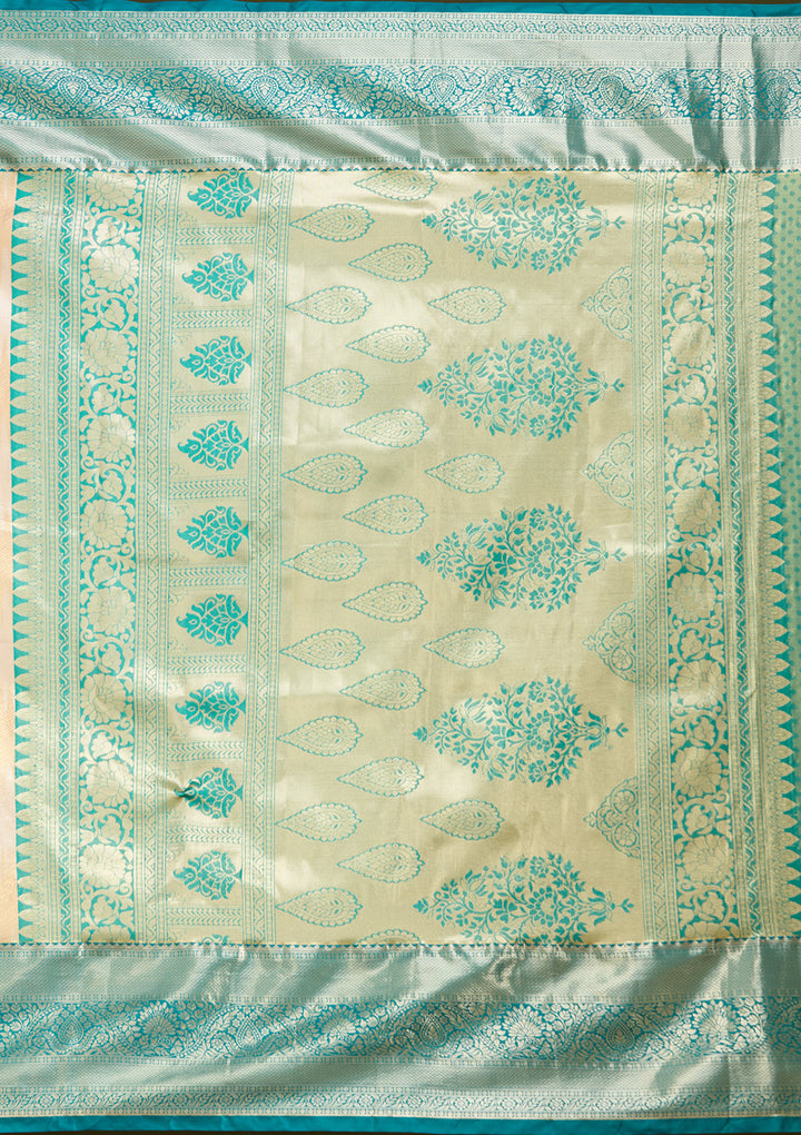 Gold Zariwork (Gold) Silk Silk Saree