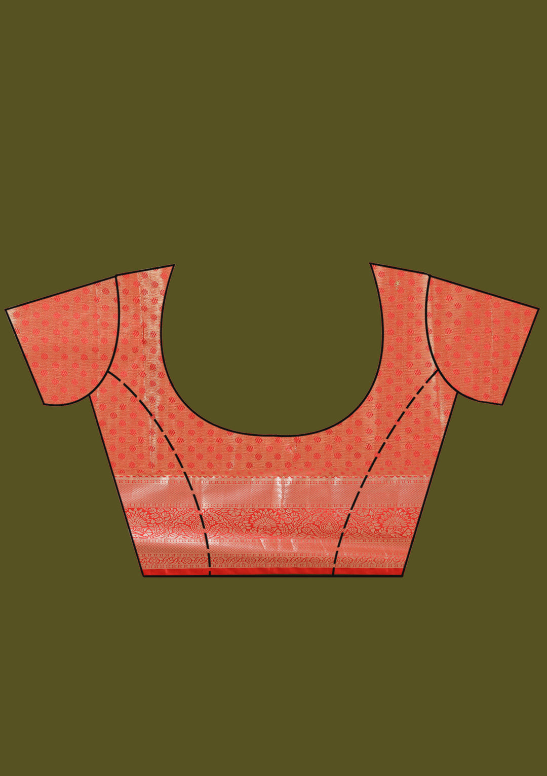 Silver Zariwork (Gold) Silk Silk Saree