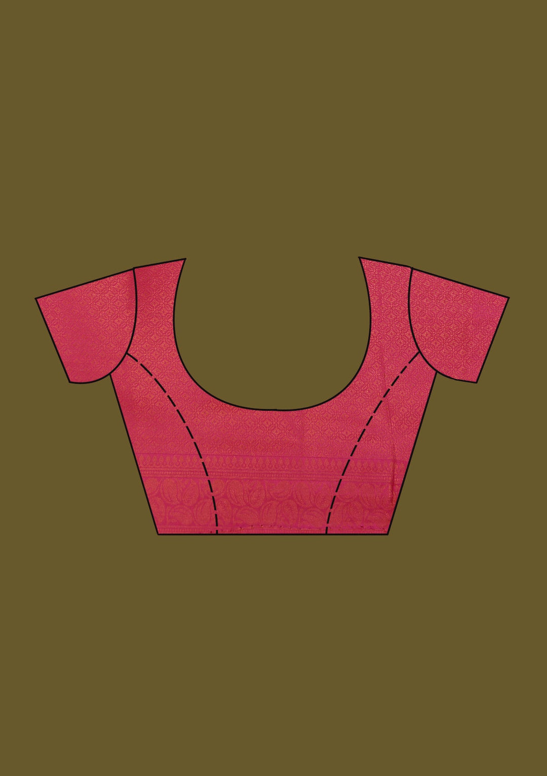 Navy Blue Zariwork (Gold) Silk Saree