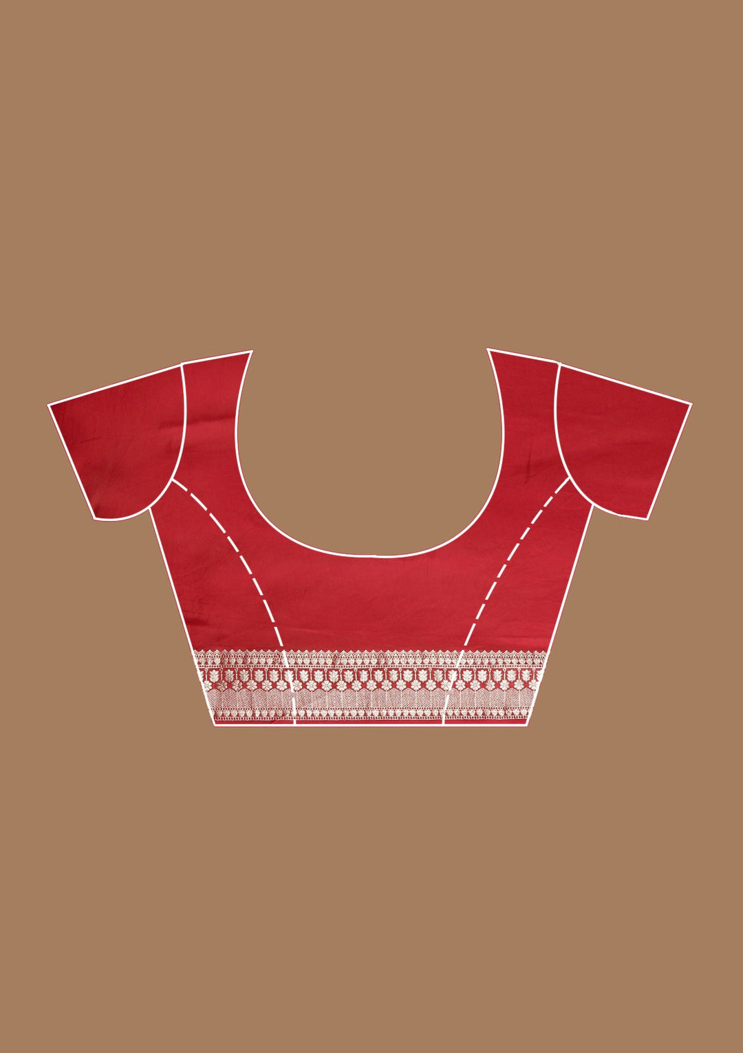 Maroon Zariwork (Gold) Satin Silk Saree