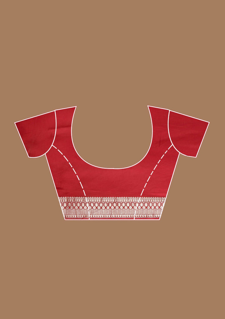 Maroon Zariwork (Gold) Satin Silk Saree