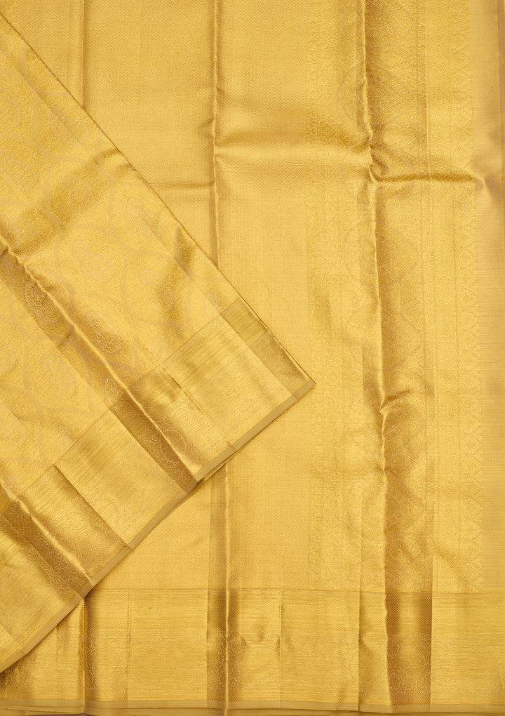 Gold Zariwork (Gold) Silk Silk Saree