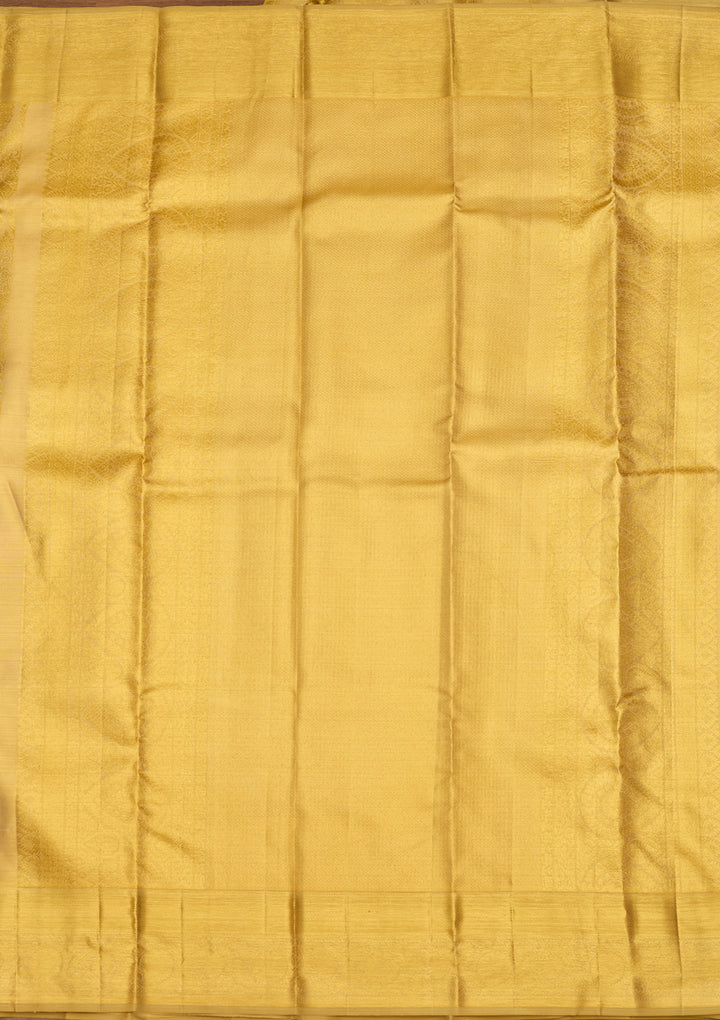 Gold Zariwork (Gold) Silk Silk Saree