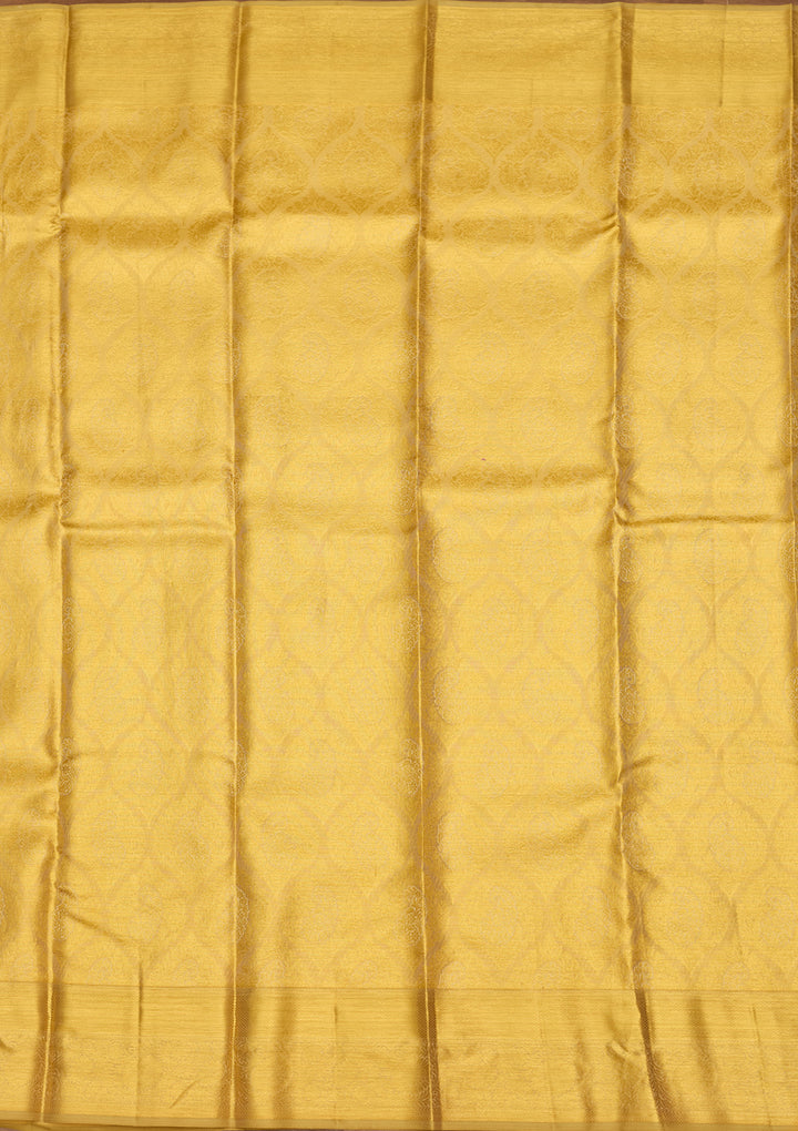 Gold Zariwork (Gold) Silk Silk Saree
