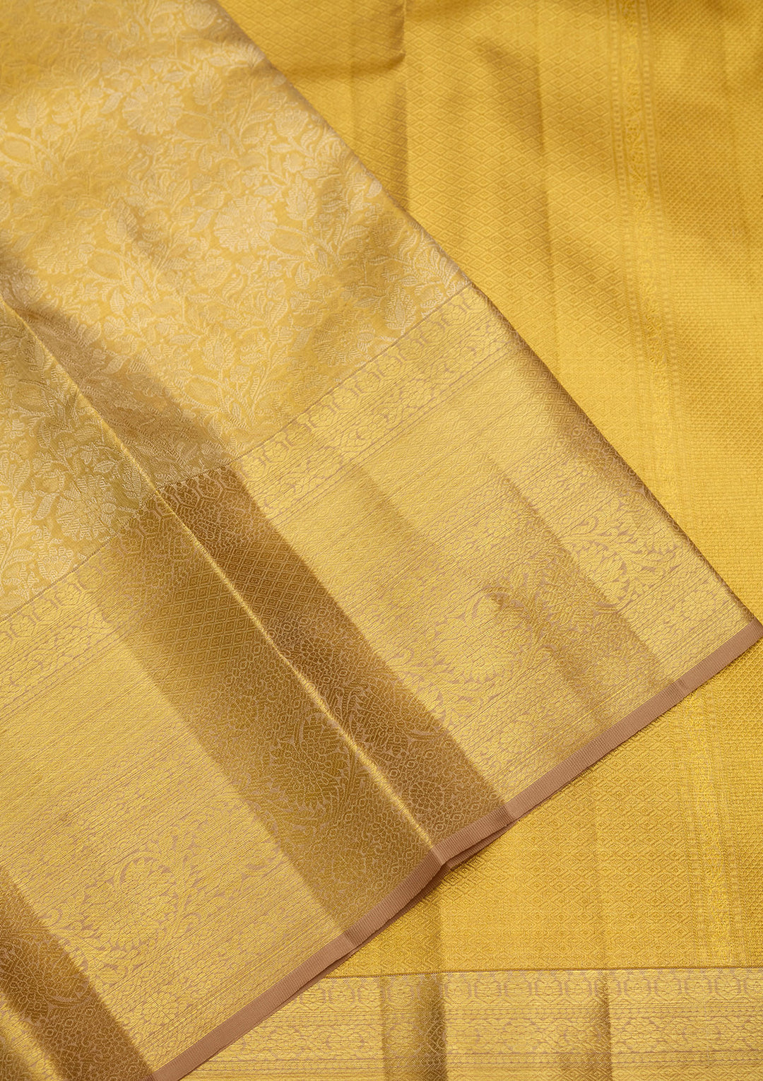 Gold Zariwork (Gold) Silk Silk Saree
