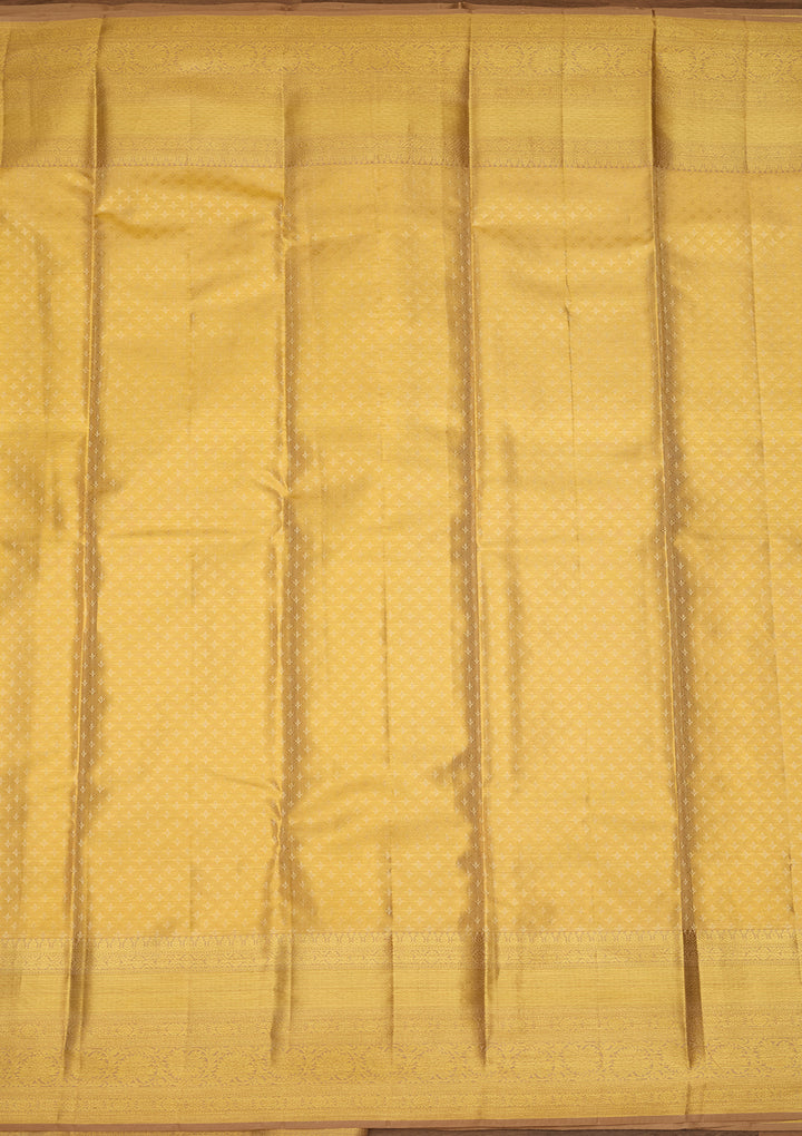 Gold Zariwork (Gold) Silk Silk Saree