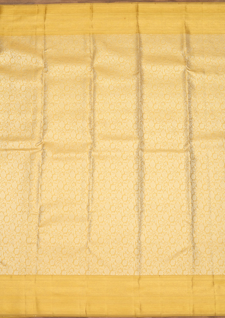 Gold Zariwork (Gold) Silk Silk Saree