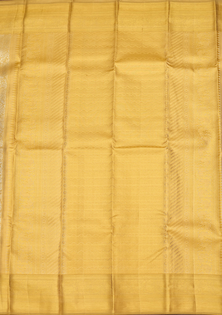 Gold Zariwork (Gold) Silk Silk Saree
