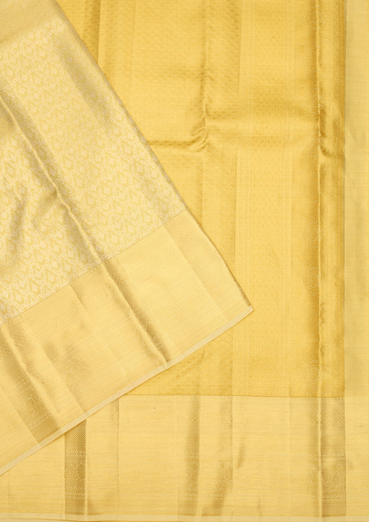 Gold Zariwork (Gold) Silk Silk Saree