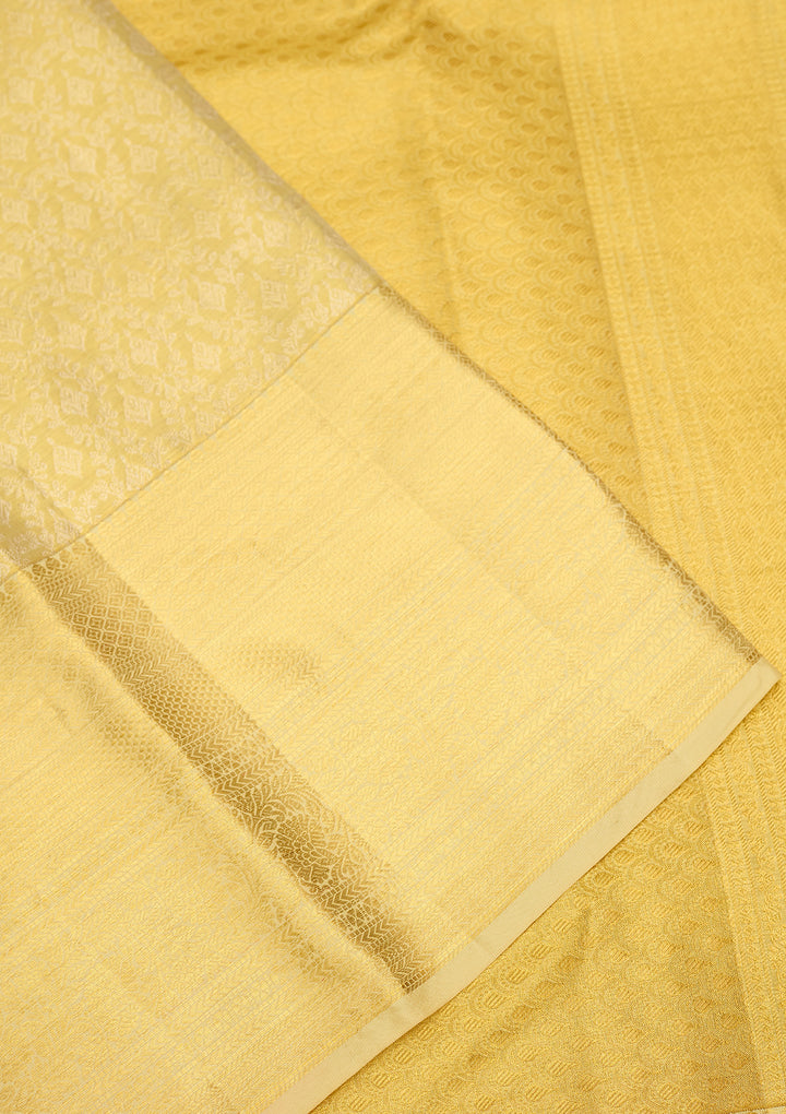 Gold Zariwork (Gold) Silk Silk Saree