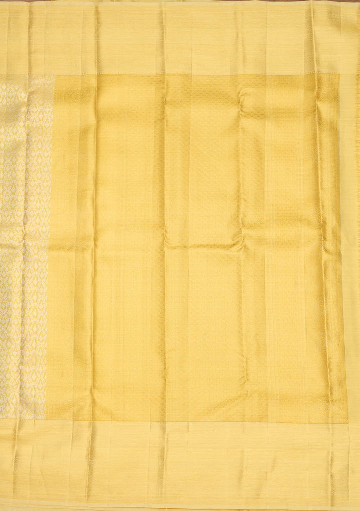 Gold Zariwork (Gold) Silk Silk Saree