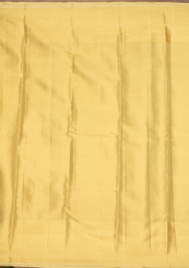 Gold Zariwork (Gold) Silk Silk Saree