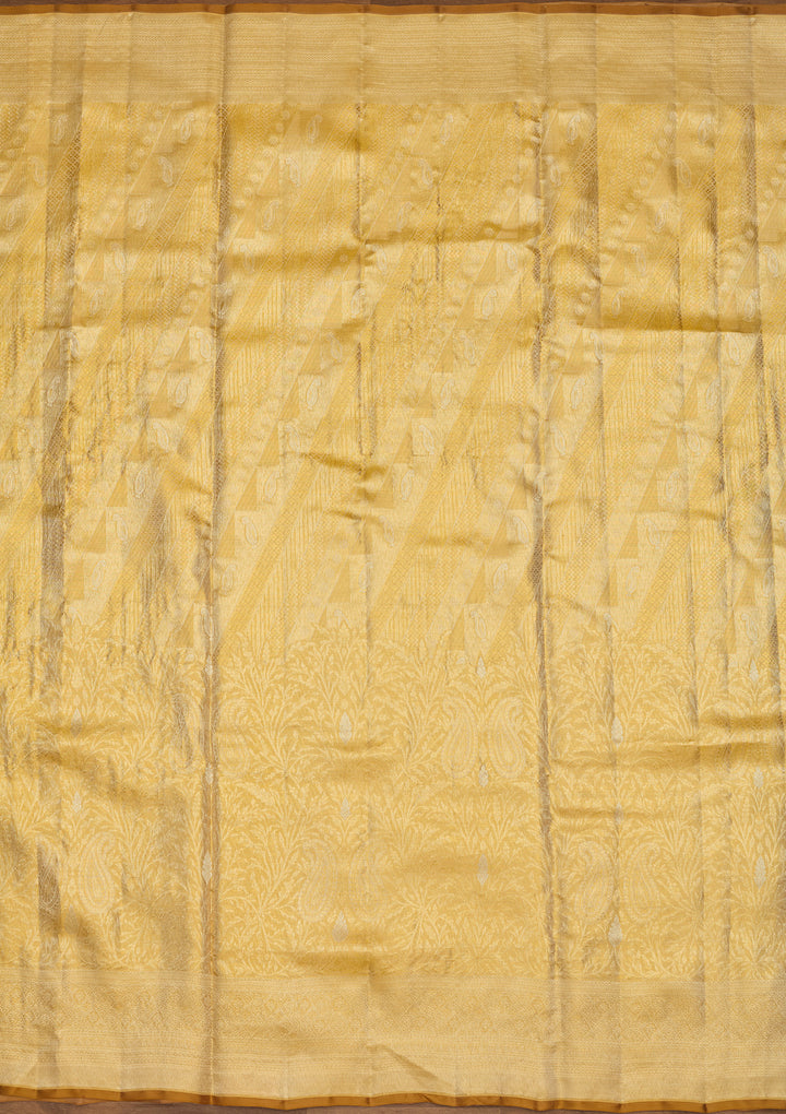 Gold Zariwork (Gold) Silk Silk Saree