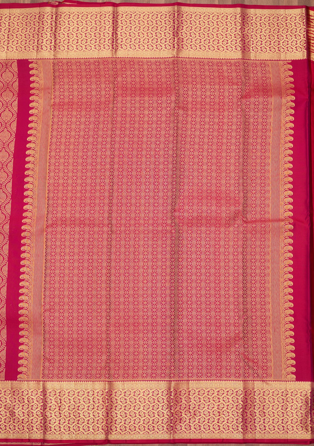Rani Pink Dharmavaram Pure Silk Saree