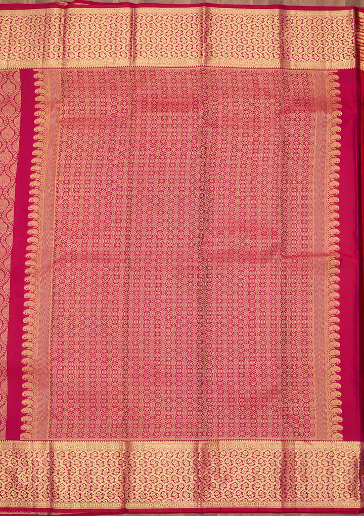 Rani Pink Dharmavaram Pure Silk Saree