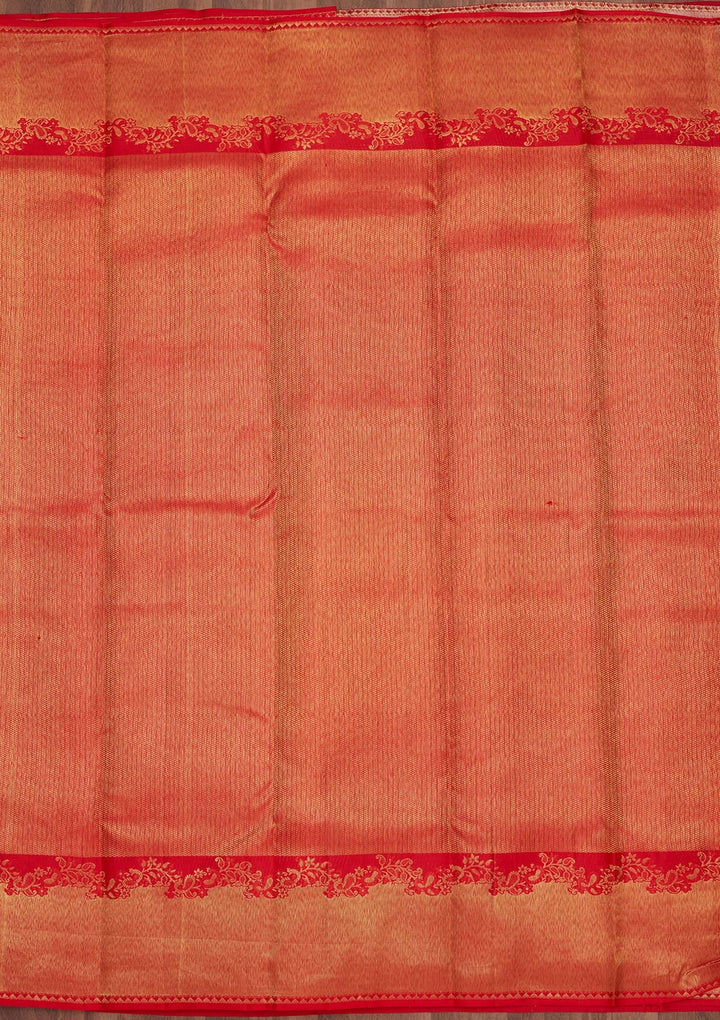 Red Zariwork (Gold) Pure Silk Saree