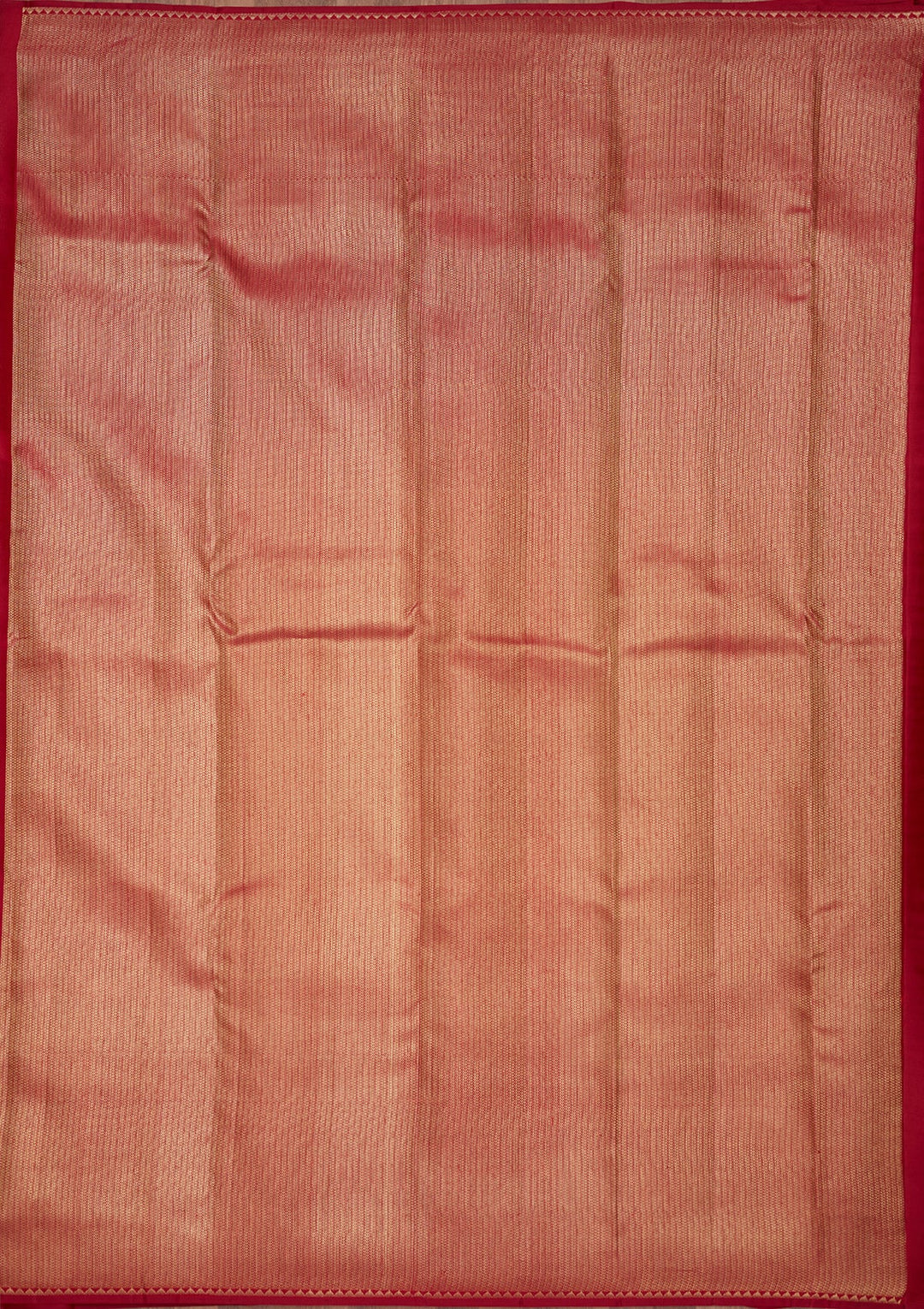 Maroon Zariwork (Gold) Pure Silk Saree