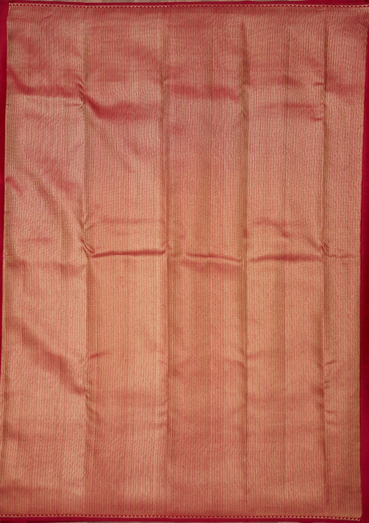 Maroon Zariwork (Gold) Pure Silk Saree