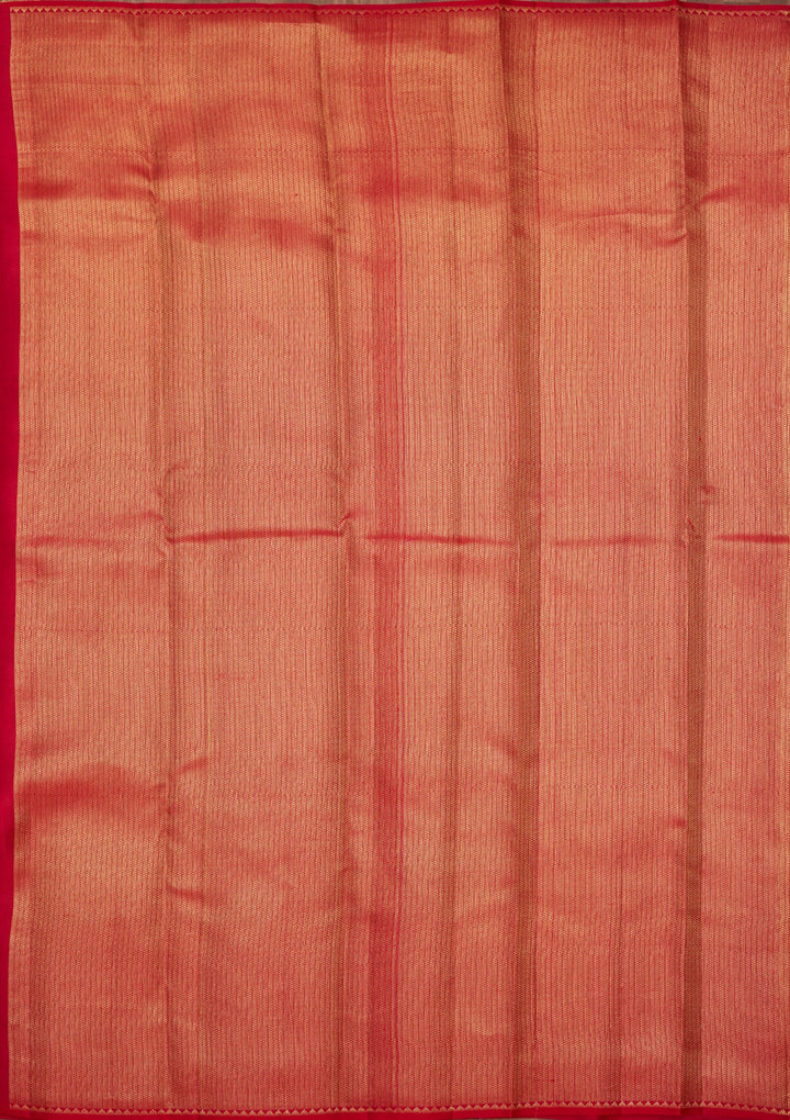 Rani Pink Zariwork (Gold) Pure Silk Saree