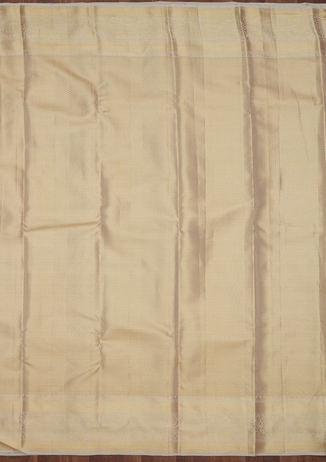 White Zariwork (Gold) Pure Silk Saree