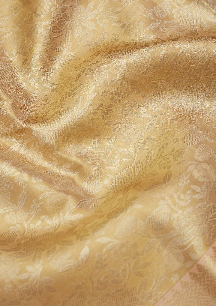 Gold Zariwork (Gold) Pure Silk Saree