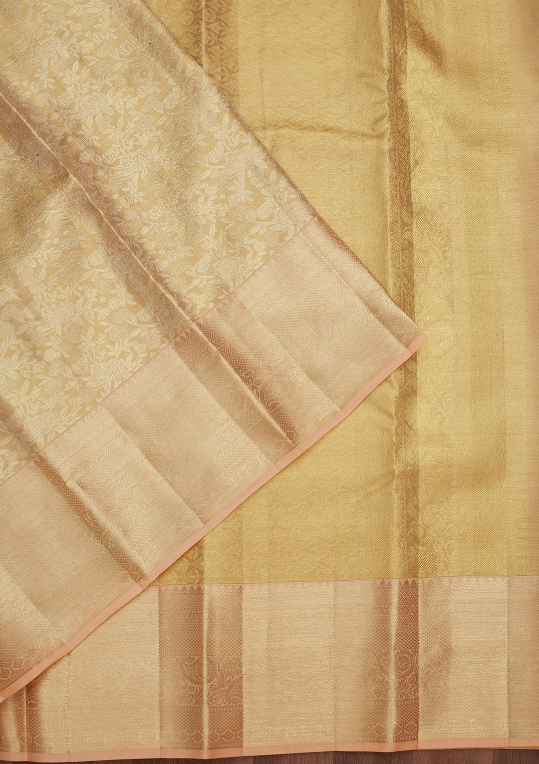 Gold Zariwork (Gold) Pure Silk Saree