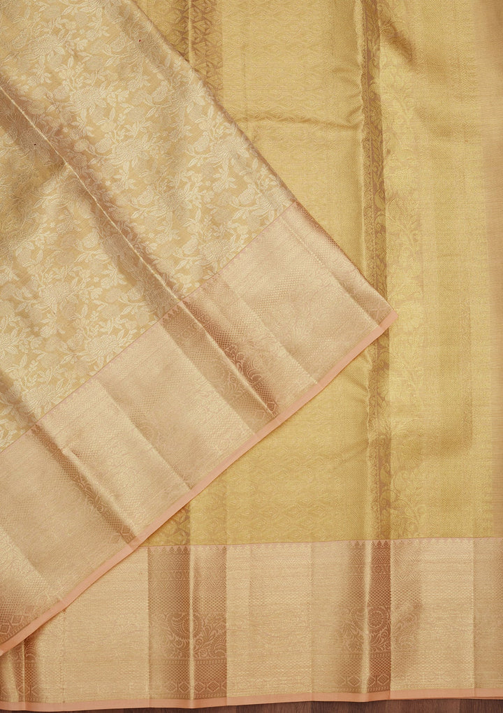 Gold Zariwork (Gold) Pure Silk Saree
