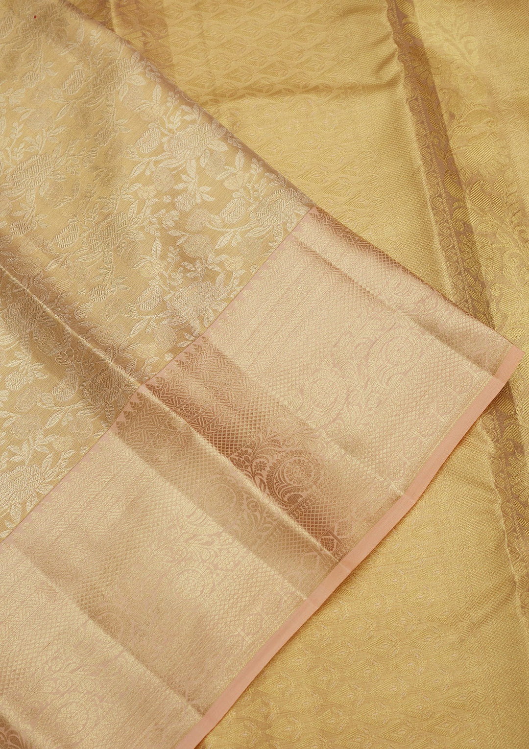 Gold Zariwork (Gold) Pure Silk Saree
