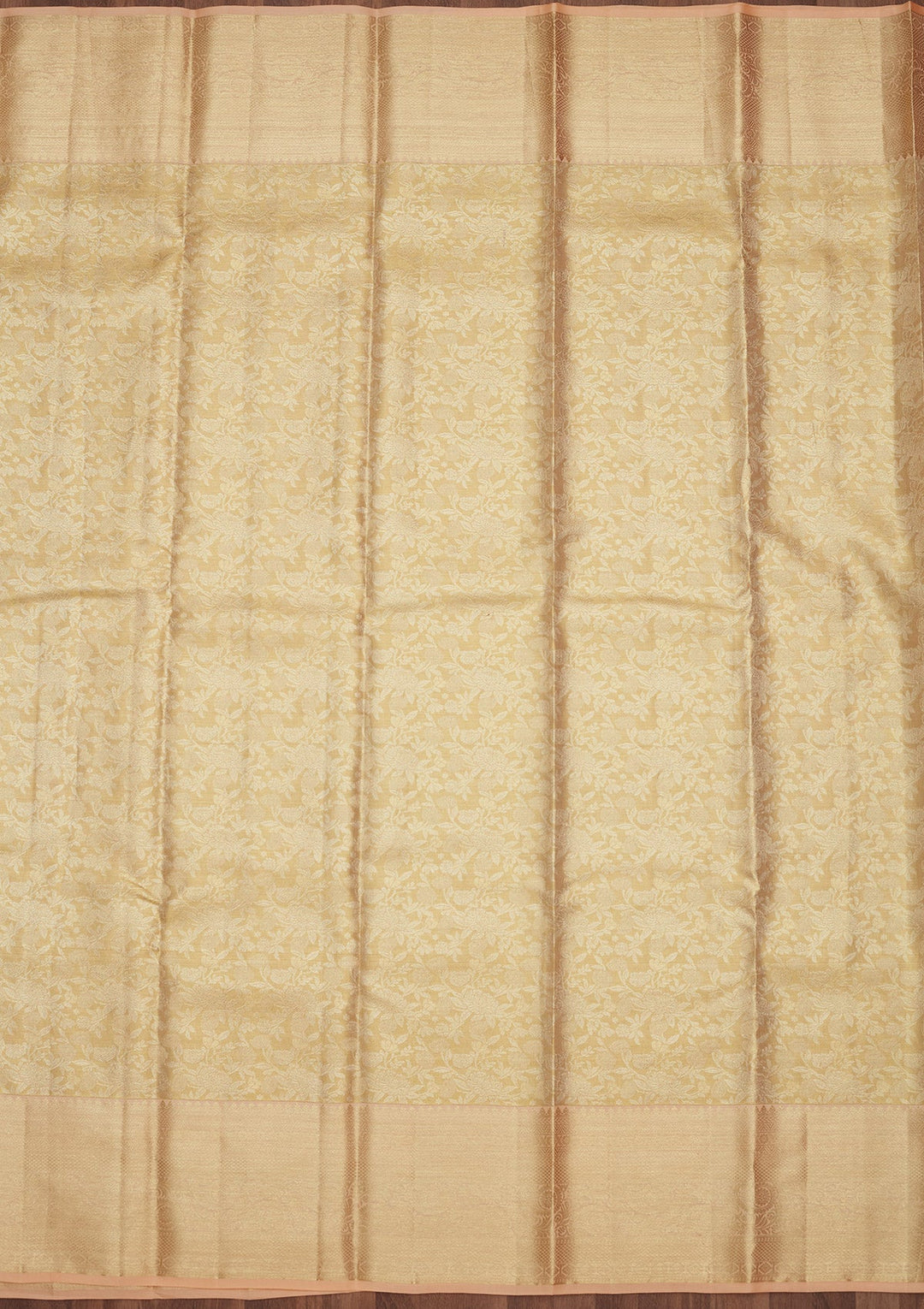 Gold Zariwork (Gold) Pure Silk Saree