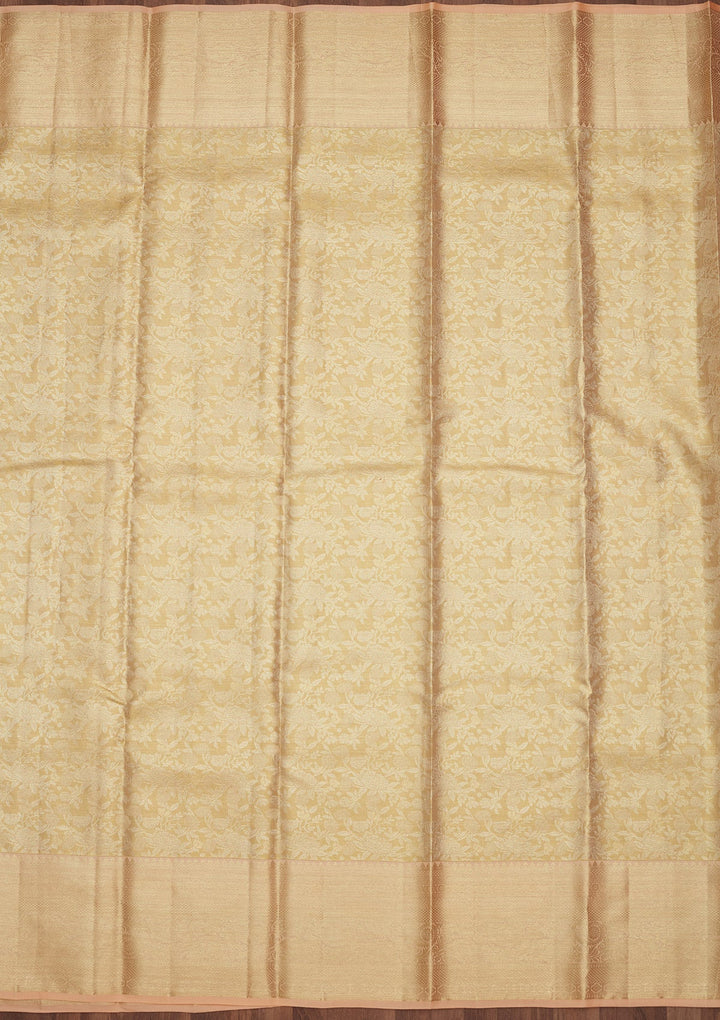 Gold Zariwork (Gold) Pure Silk Saree