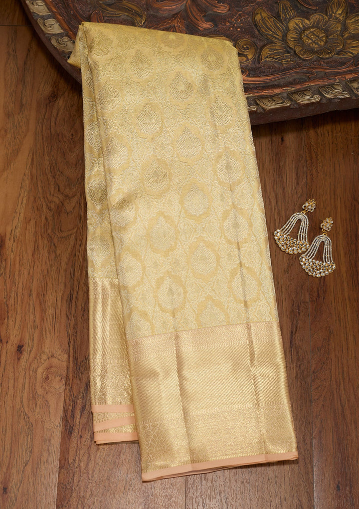 Gold Zariwork (Gold) Pure Silk Saree