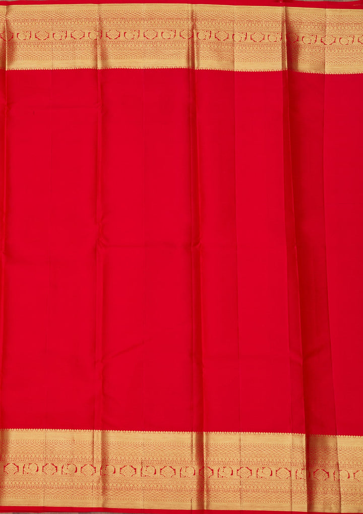 Red Zariwork (Gold) Pure Silk Saree