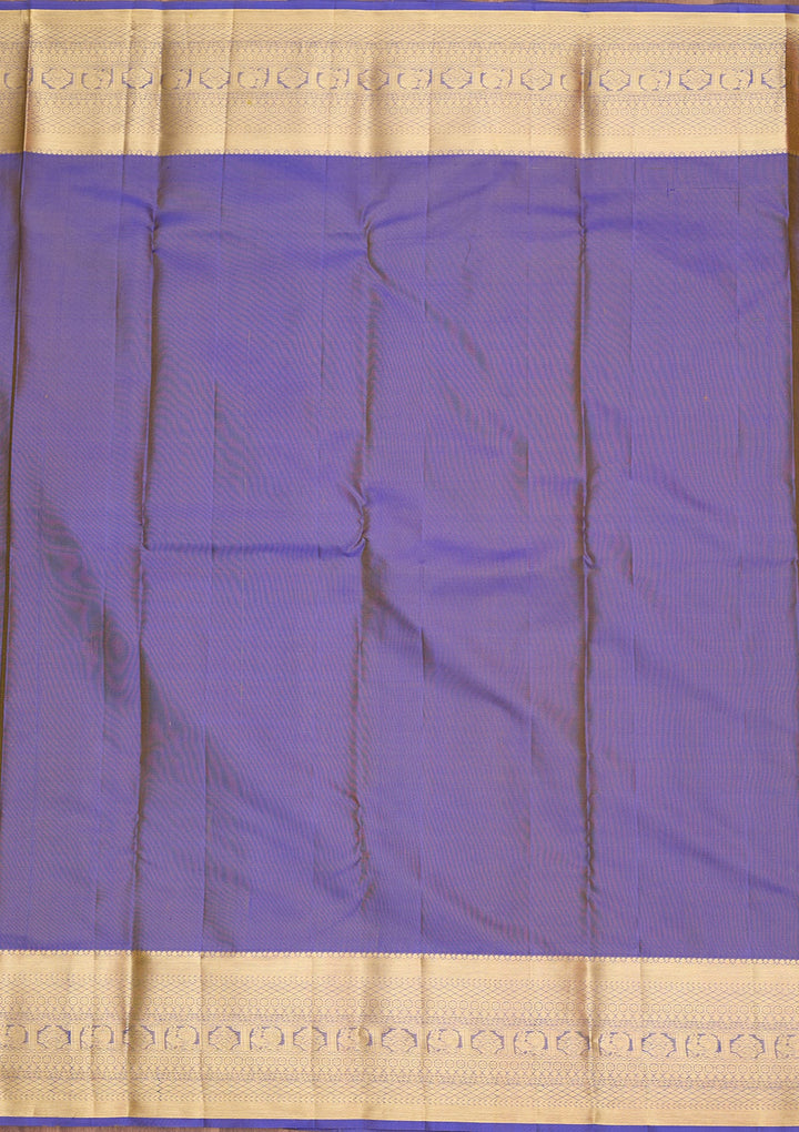 Yellow Dharmavaram Pure Silk Saree